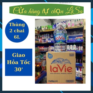 Nước khoáng Lavie 5l thùng 2 chai
