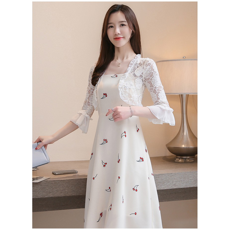Áo khoác ren dành cho nữ tay lửng thanh lịch và thời trang | BigBuy360 - bigbuy360.vn