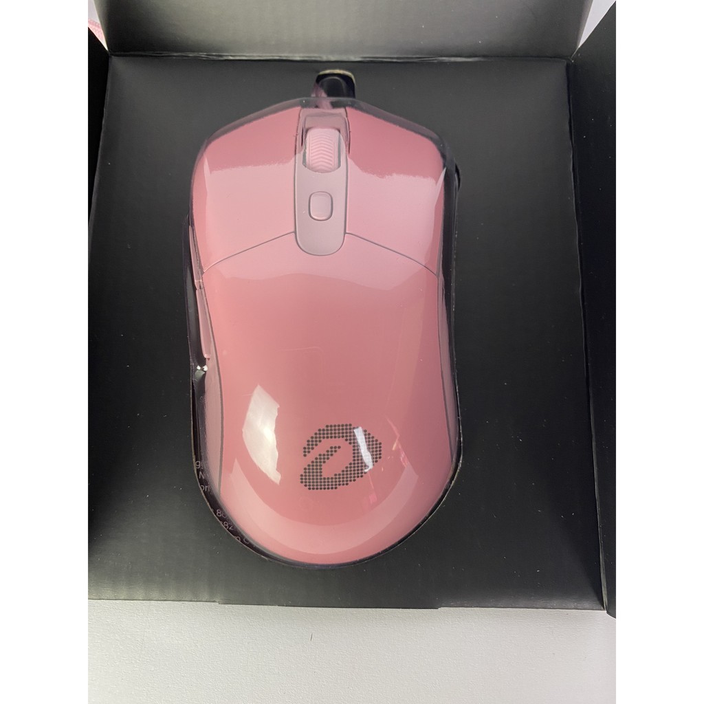 [Mã 159ELSALE hoàn 7% đơn 300K] Chuột máy tính Dareu EM908 Pink USB chuột Gaming chính hãng Dareu