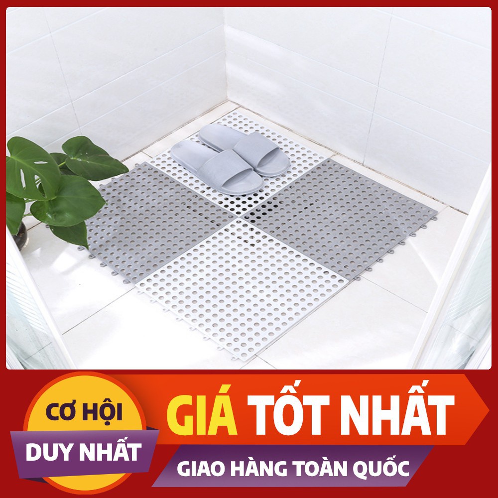 Miếng lót sàn chống trơn cho nhà tắm, nhà vệ sinh, nhà bếp và các khu vực ẩm ướt và trơn trượt.( 30x30cm m