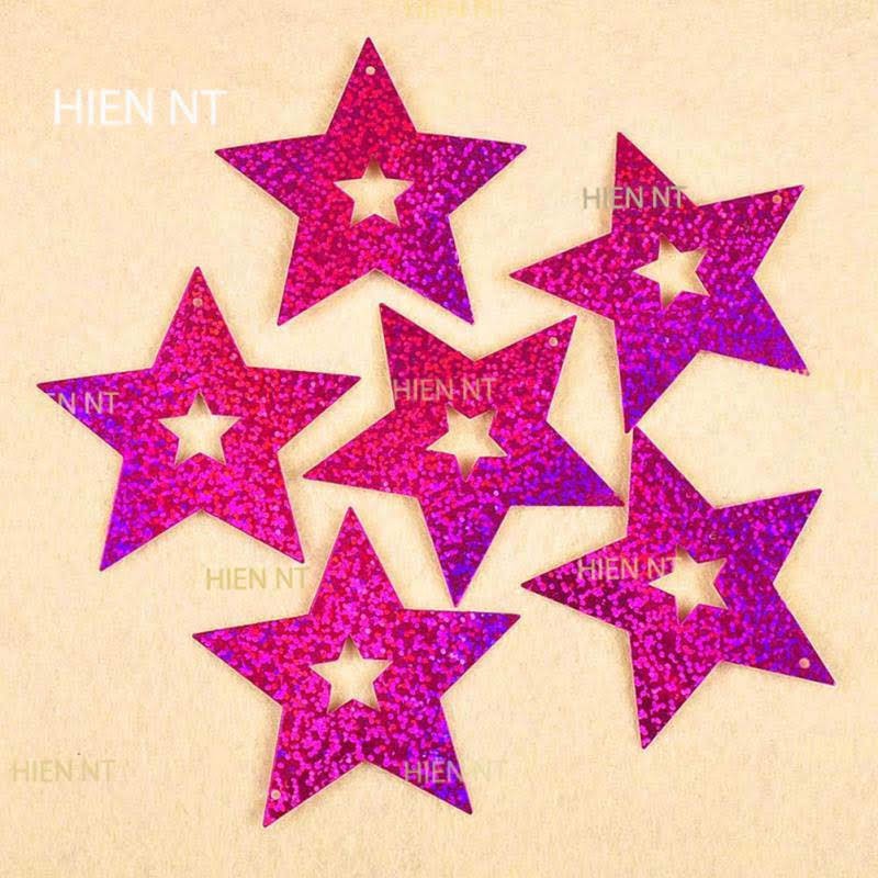 Dây trái tim, ngôi sao trang trí đuôi bong bóng