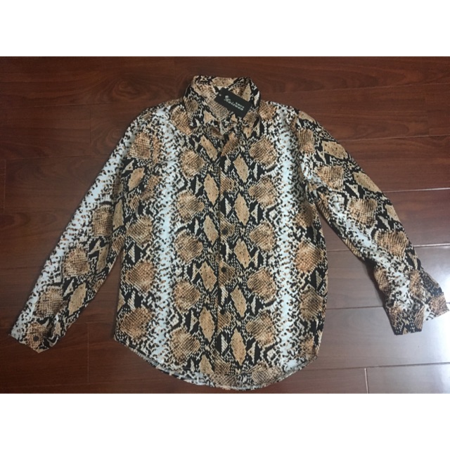 Áo sơ mi lụa da rắn thời trang, sang chảnh ( new 100%) 💋💋💋💋💋