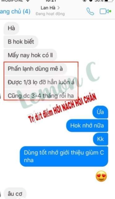 Phấn lạnh Lemonc xoá tan nỗi lo hôi nách