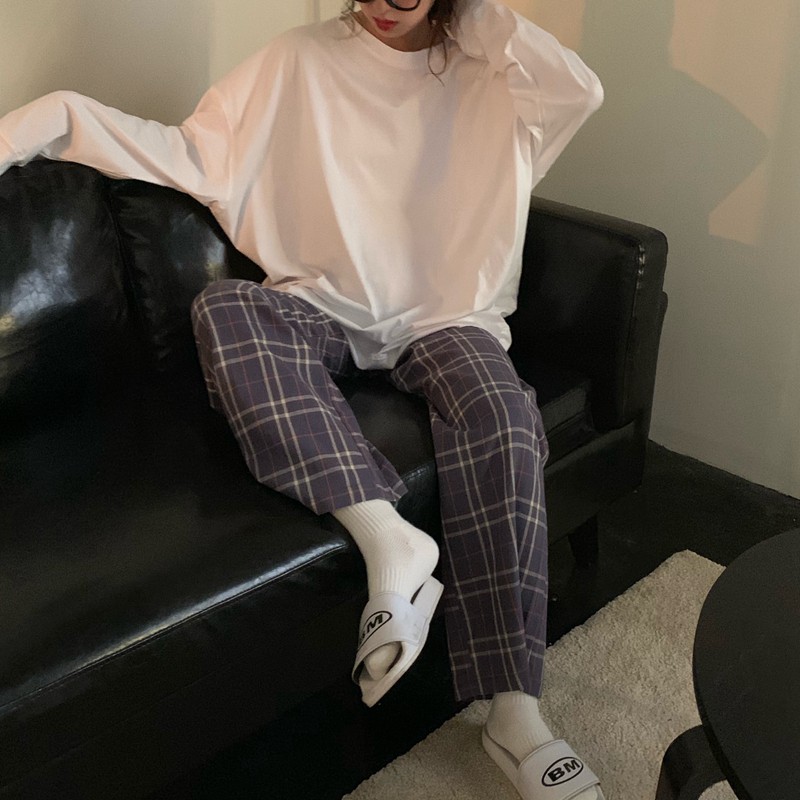 (s20) set ulzzang thể thao áo+quần sọc xuông(kèm ảnh khách mặc) | BigBuy360 - bigbuy360.vn