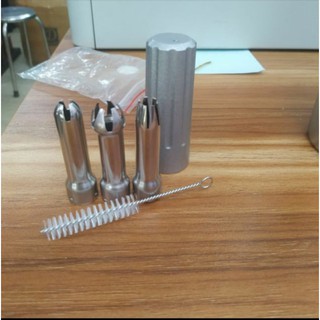 [hình ảnh thật] Bình xịt kem mosa inox 500ml