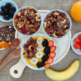 500g Ngũ cốc dinh dưỡng Granola siêu hạt ăn kiêng, không đường, eat clean, yoga, gym