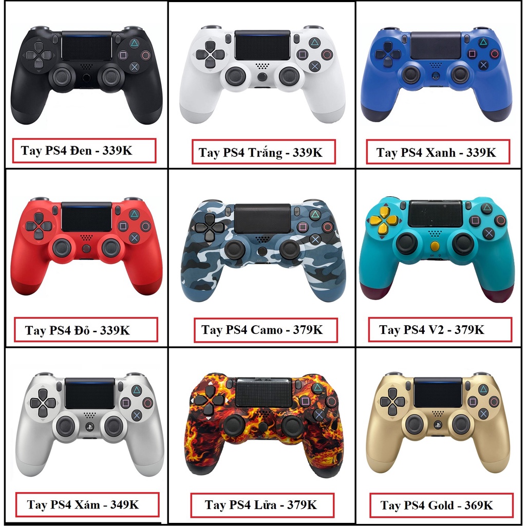 Tay Cầm Chơi Game Bluetooth Không Dây Cho Pc/ Ps4/ Ios/ Android Dualshock4