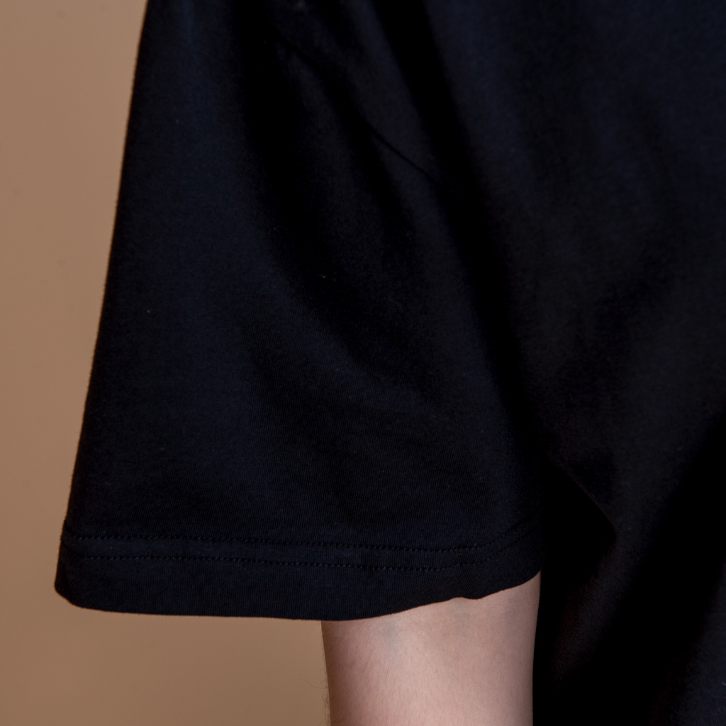 Áo Phông Tay Lỡ Tượng Nhân Sư Xám - Streetwear Milaco Thun Cotton 100% Nam Nữ Unisex Oversize
