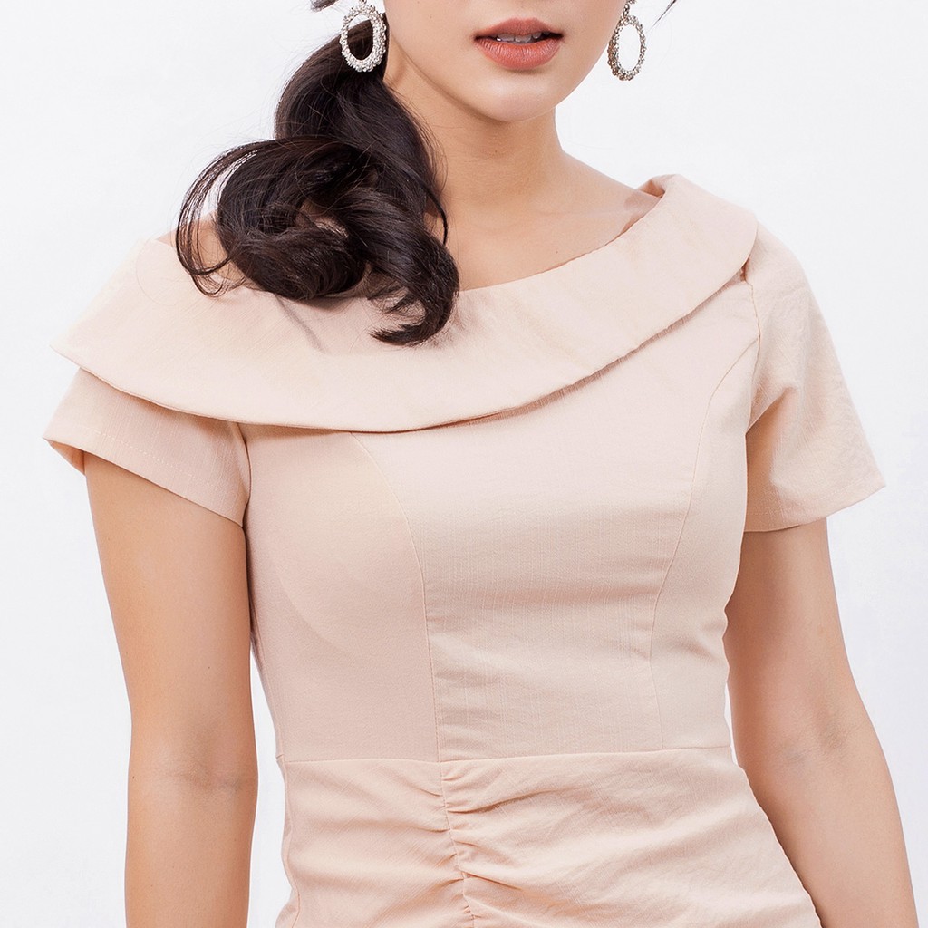 Váy đầm chữ a thời trang Eden lệch vai - D394 | BigBuy360 - bigbuy360.vn