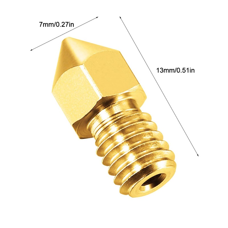 Bộ 25 Đầu Phun Mk8 0.4mm Thay Thế Cho Máy In 3d