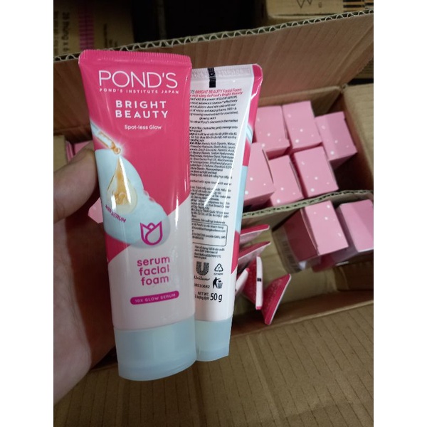 Sữa rửa mặt sáng da Pond's BRIGHT BEAUTY 50G/ Sáng Da sạch sâu 50g
