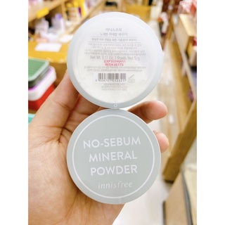 Phấn phủ kiềm dầu Innisfree No-Sebum