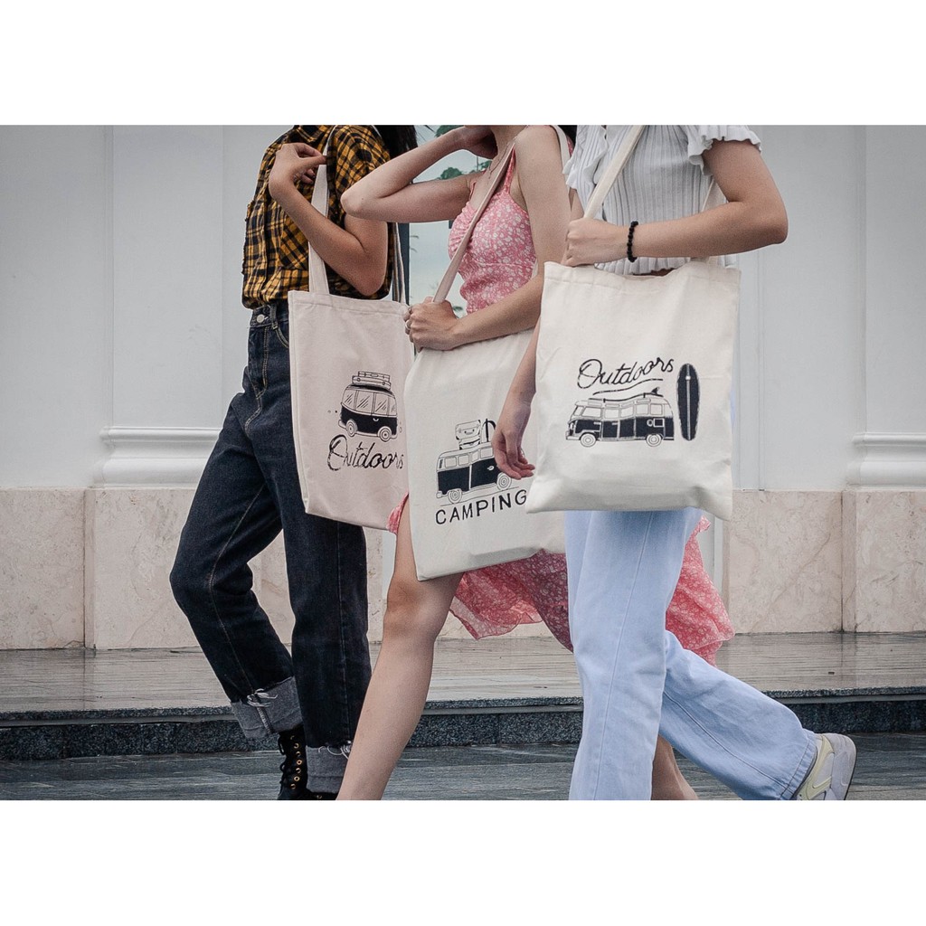 Túi Tote Vải Bố - Siêu Rẻ - Thời trang Trẻ - Bảo hành 6 tháng