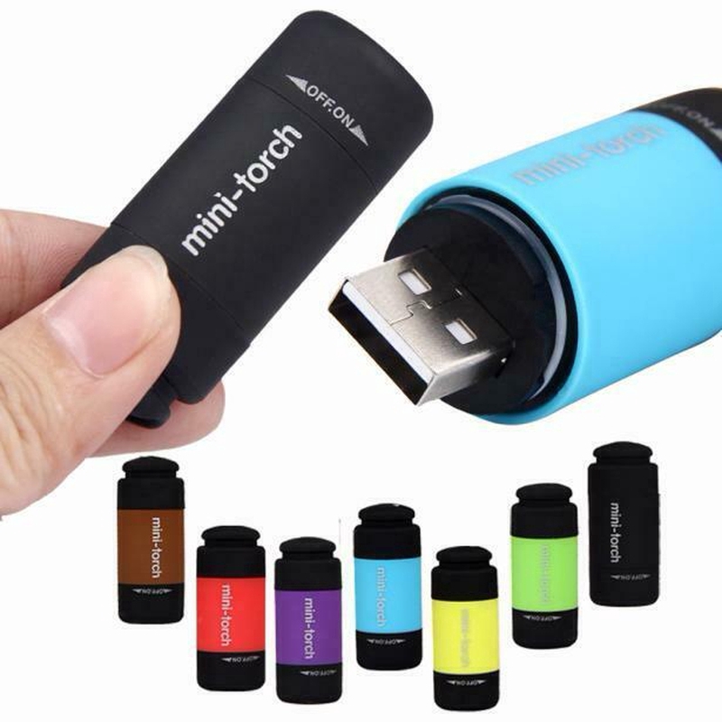 Đèn pin mini siêu sáng , chống thấm nước ( sạc USB )