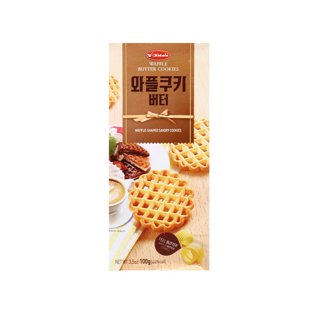 Bánh quy bơ Kokola Wafel Cookies hộp 100g