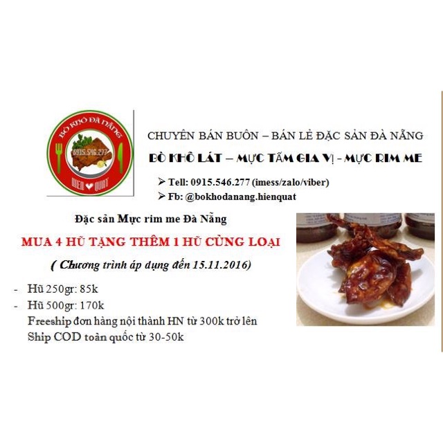 [FREESHIP 99K TOÀN QUỐC] Mực rim me Đà Nẵng - Mua 4 tặng thêm 1 | BigBuy360 - bigbuy360.vn