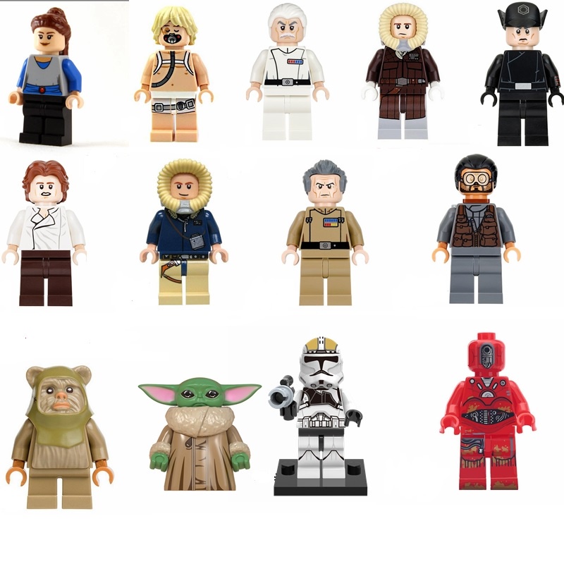 Mô Hình Nhân Vật Han Solo Obi-Wan Master Yoda Trong Phim star wars