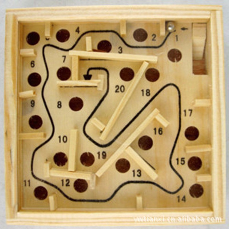 Bộ Đồ Chơi Mê Cung Bằng Gỗ Cho Bé