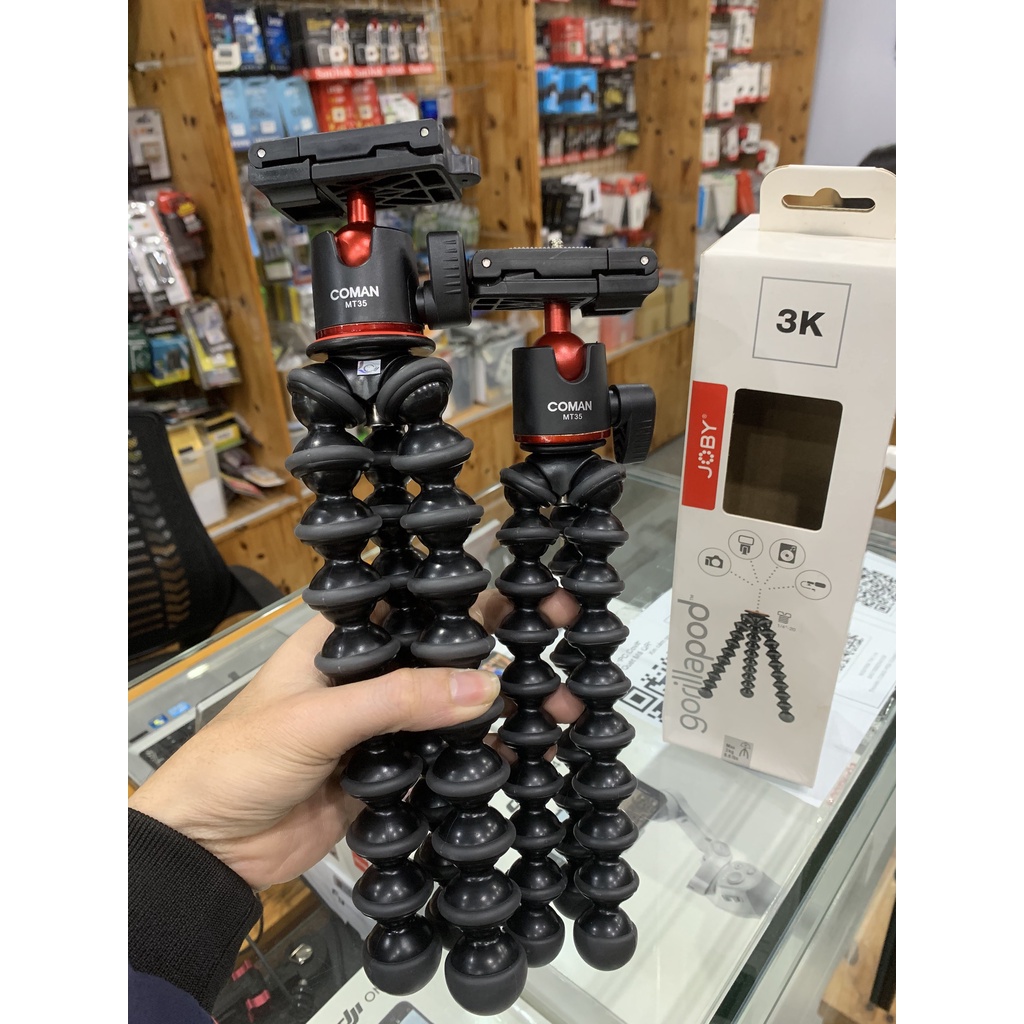 Chân xoắn Joby Gorillapod 1K + Ball Coman (Chính hãng