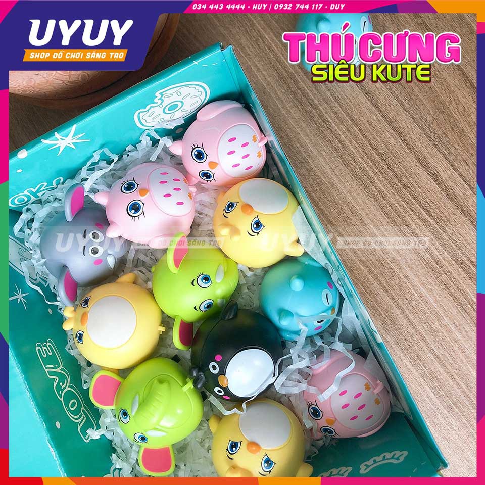 Đồ Chơi Thú Dây Cót Mini Dễ Thương Cho Bé