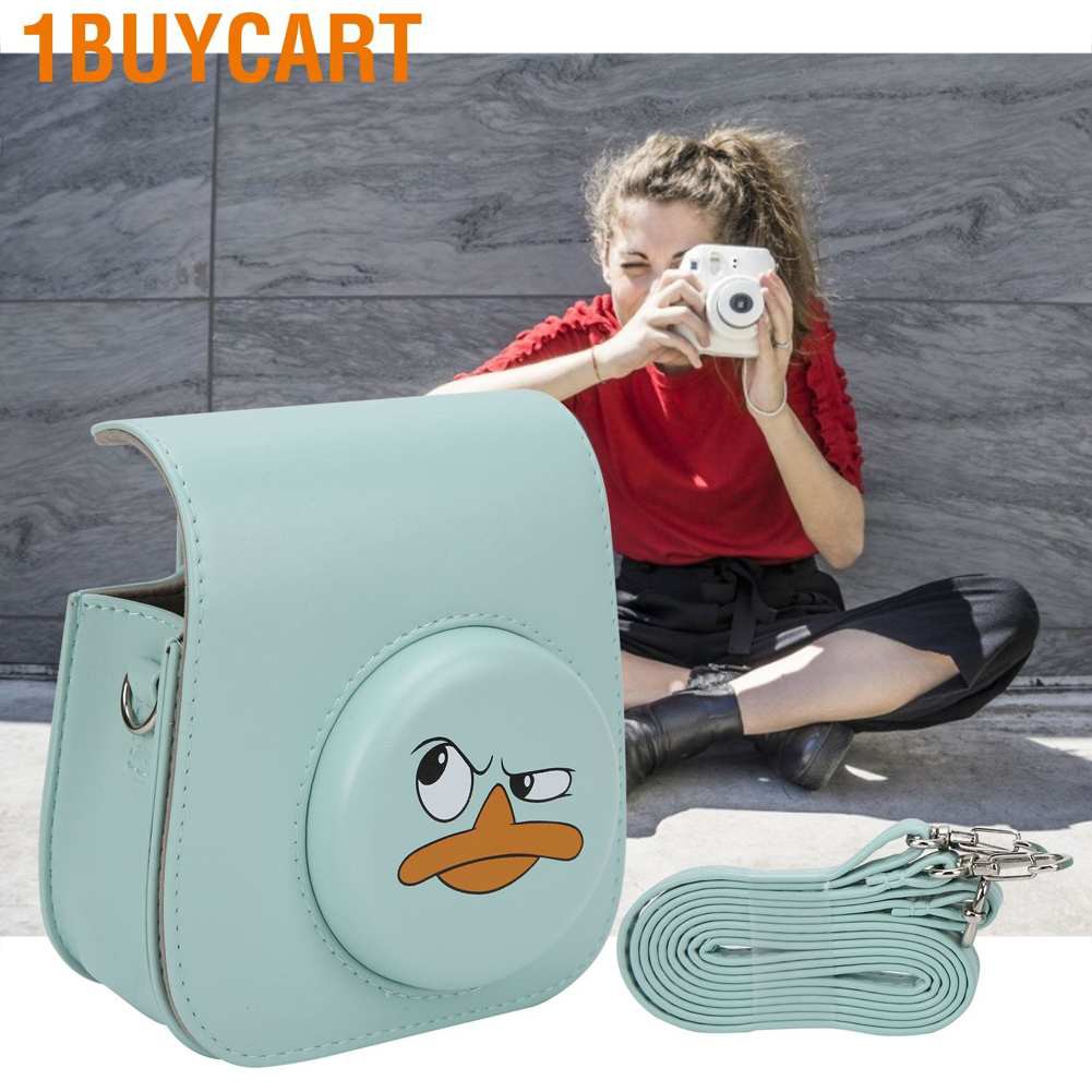 Túi Đựng Máy Ảnh Bằng Da Pu Chống Rớt 1buycart Cho Instax Mini11 / 8 / 9