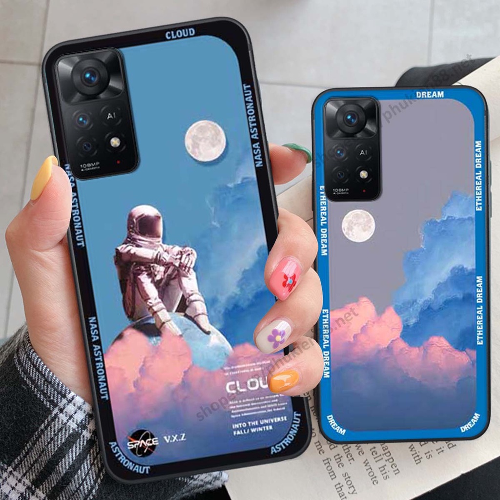 Ốp Xiaomi Redmi Note 11 4G / Note 11S / Note 11 Pro 5G hình vũ trụ, mountain, cloud phong cách cá tính