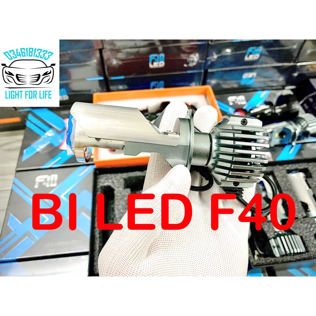 Đèn pha Bi Led Mini F40 H4  Siêu sáng, Bi led mini F40