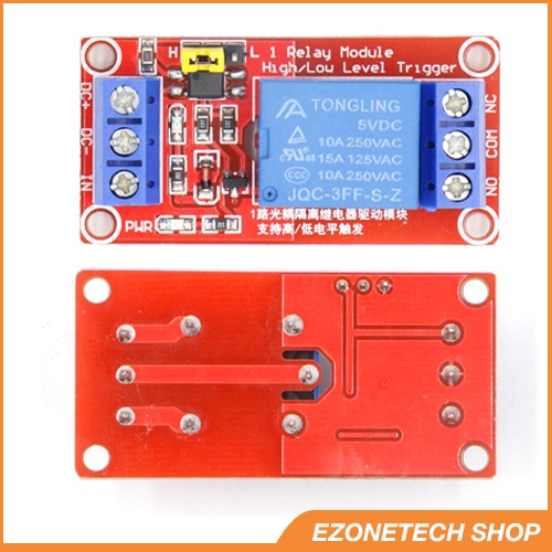 Module Relay 5V 1 Kênh Ngõ Ra 250Vac/10A/30Vdc/10A