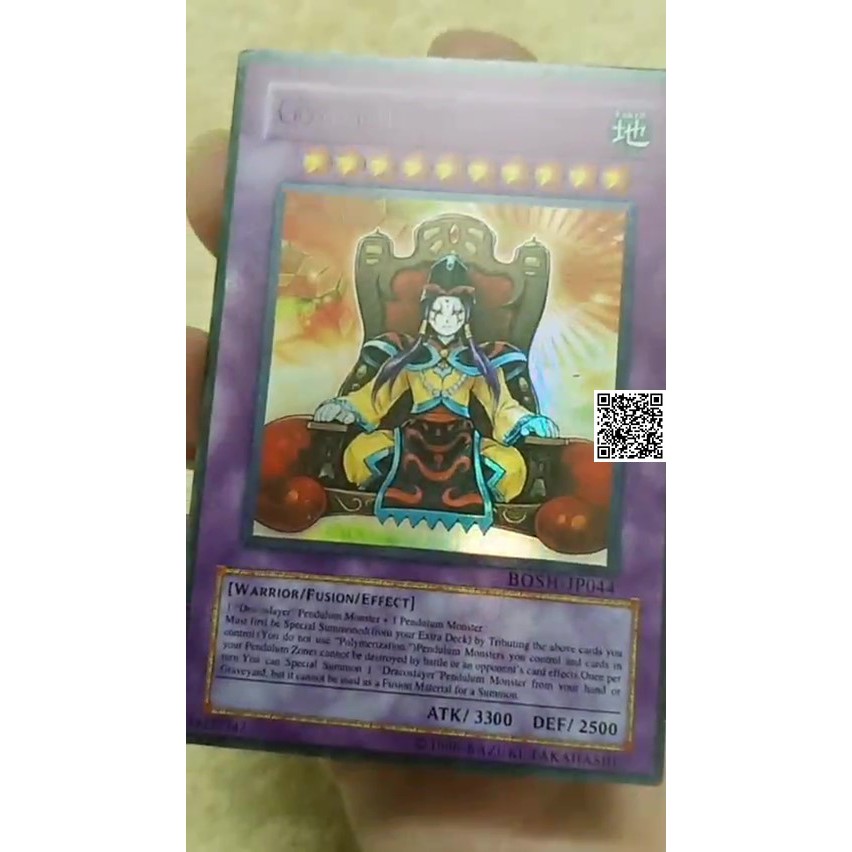 1458-4 Card Goyo Emperor Yugioh vua trò chơi bản phản quan tặng Sleeves bọc bài