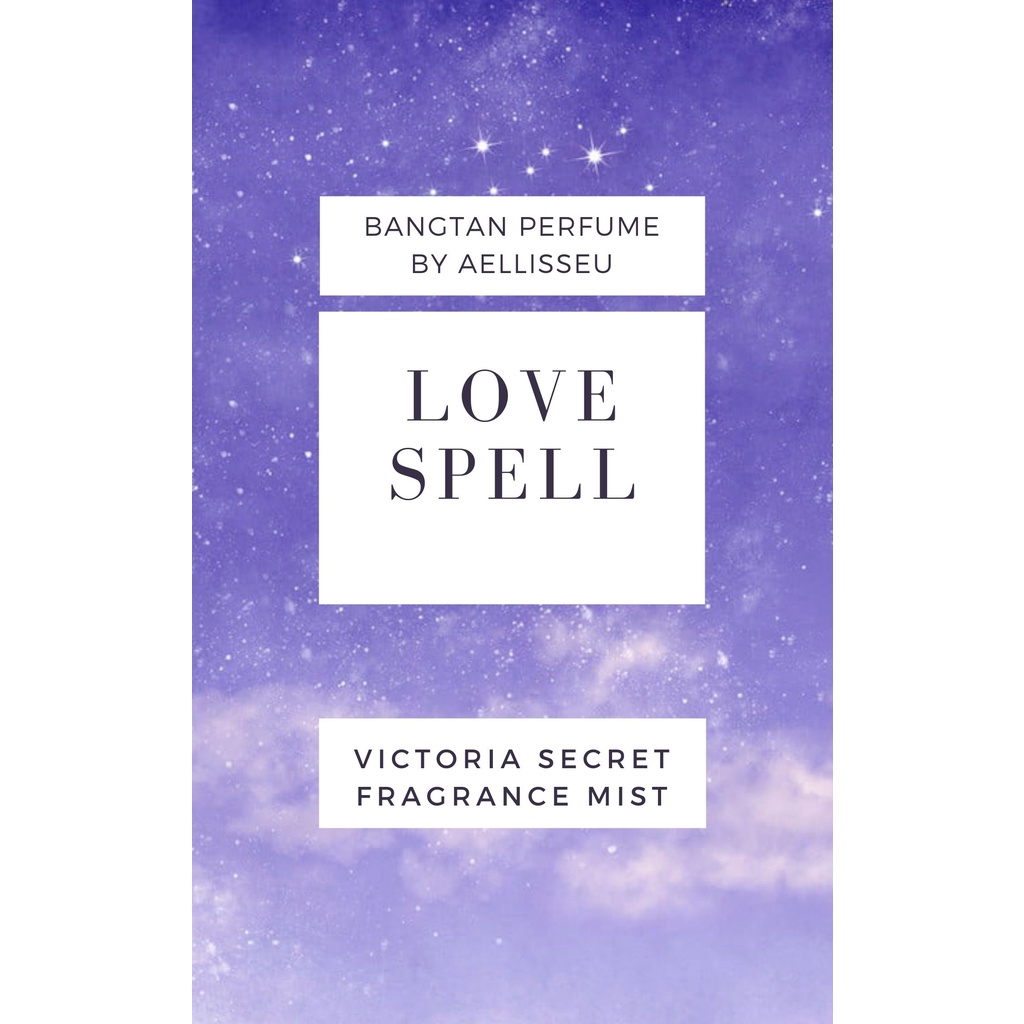 Chiết Victoria Secret Love Spell - Xịt thơm Cheap Moment Beomgyu / TXT và JK / BTS