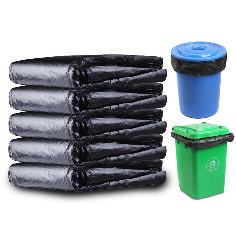2 KG Túi Đen Đựng Rác Công Nghiệp Chuyên Dùng Công Ty Khách Sạn Nhà Hàng Túi Không Quai Siêu Dai