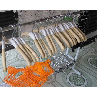 Móc lõi thép bọc đệm 20 chiếc treo quần áo người lớn