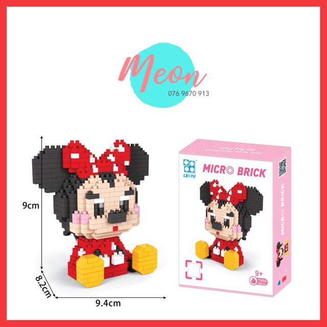 Xếp hình chuột Mickey - Miniblock lego Chuột Mickey Mouse