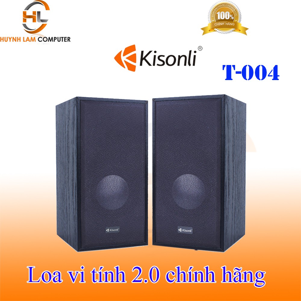 Loa vi tính Kisonli T-004 2.0 3W*2 - Hãng phân phối