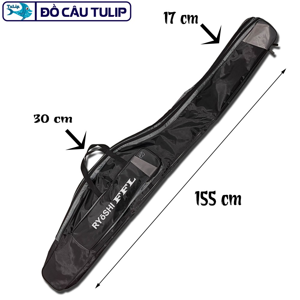 Túi Đựng Cần Câu Cá Ryoshi FFL 3 Ngăn Tiện Lợi (size 155cm) -  Túi Đựng Cần Câu Máy Cao Cấp Giá Rẻ - TULIP