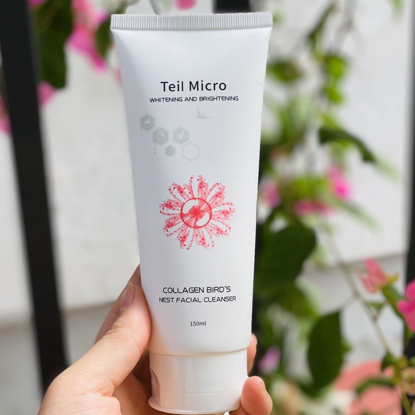 Sữa rửa mặt Collagen Yến Teil Micro