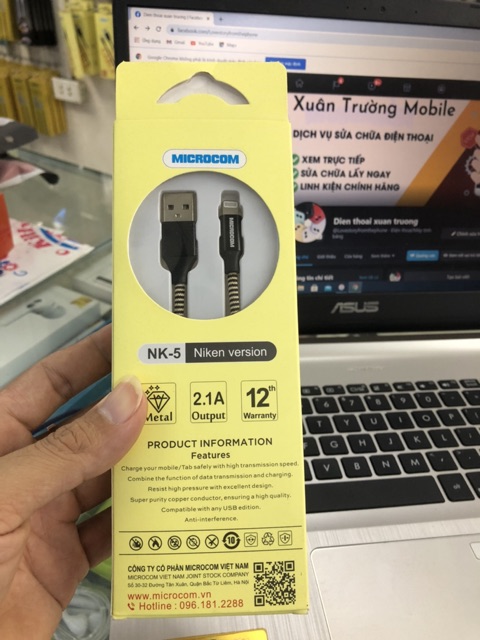 Cáp Sạc IPMicrocom