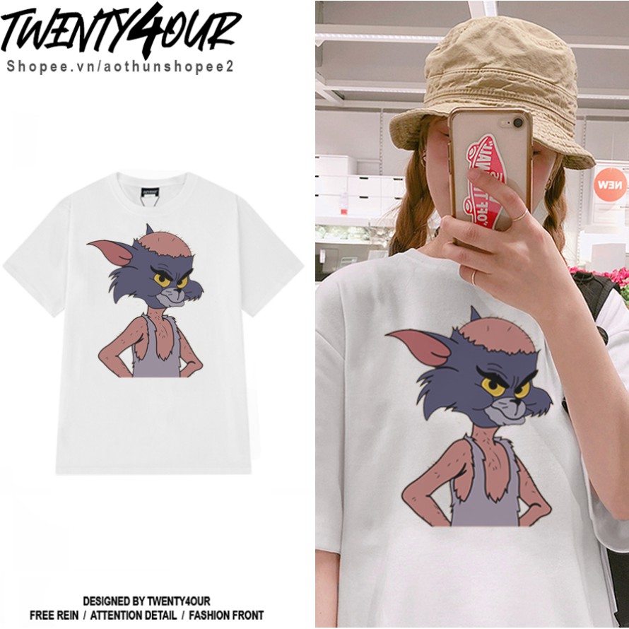 Áo Phông Tom And Jerry Cực Ngầu Đặc Biệt Phong Cách Thời Trang Dành Cho Cả Nam Và Nữ Hot 2021