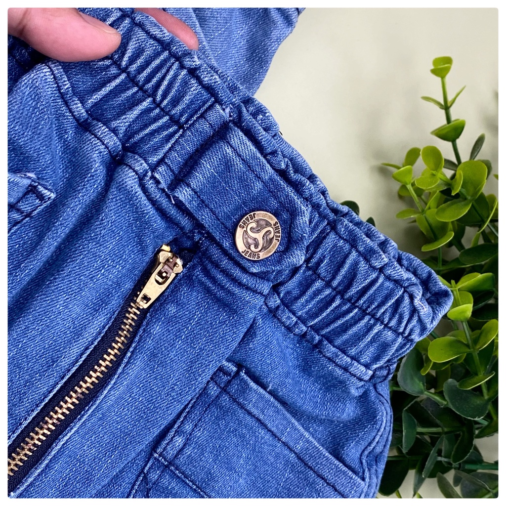 Chân váy Jeans khóa kéo Litibaby cho bé gái từ 11-38kg
