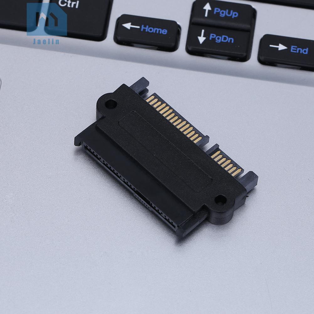 Jae•✈5Gbps SFF 8482 SAS to SATA 180 Degree Angle Adapter Converter Straight Head☸