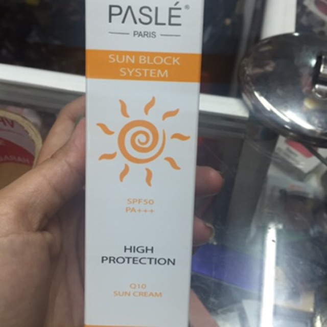 Kem siêu chống nắng PASLE Q10 Sun Cream SPF 50 PA +++ 75g