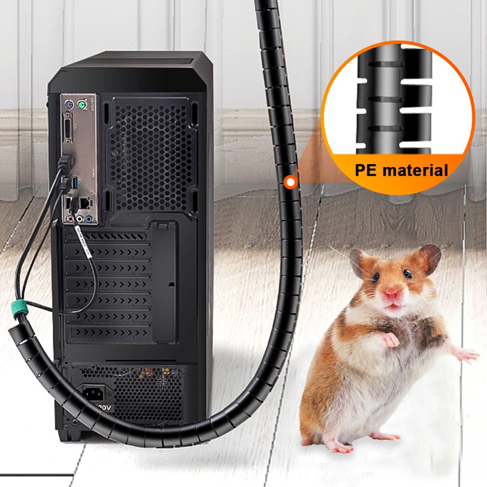 Daphne Ống Bọc Bảo Vệ Dây Cáp Dạng Xoắn Ốc Nhiều Màu Tiện Dụng