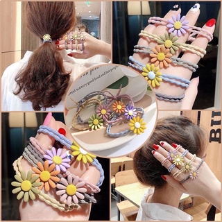 Cột Tóc Hoa Cúc Handmade Nhiều Màu Dễ Thương
