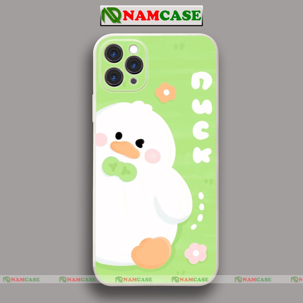 Ốp lưng điện thoại iPhone cặp đôi Cute cạnh viền vuông silicon dẻo bảo vệ cam ip 6/6s/7/8/X/XS/XR/11/12/13 Pro Plus Max