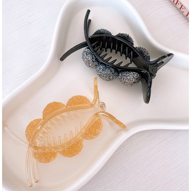 Kẹp Tóc Nơ Lưới Màu Đen Thời Trang Cho Nữ