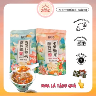 Bột củ sen mix hạt dinh dưỡng Lý Tử Thất dưỡng nhan, ăn kiêng, giảm cân gói 400g