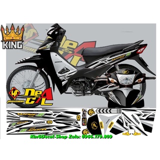 Tem rời wave 110cc, tem dán xe 110cc đen v11 -ảnh thật -#temxemay#decal #wave #wave110 #wave110cc