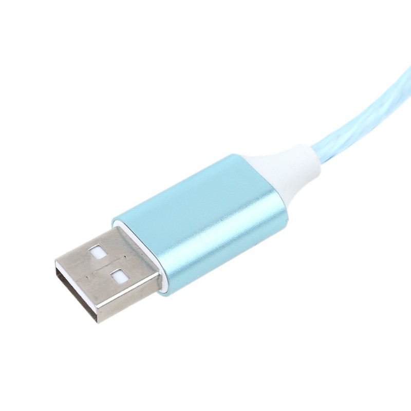 Dây Cáp Sạc Usb Loại C Có Đèn Led 3 Chế Độ Cho Điện Thoại Huawei