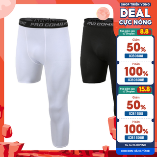 Quần Pro Combat 1 chân - Quần giữ nhiệt, quần Legging #008 | Choibongro.vn