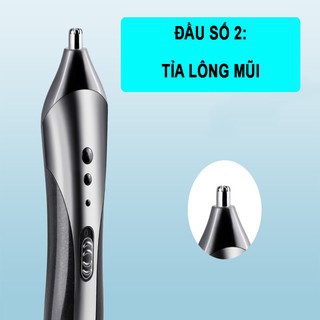 Tông Đơ Cắt Tóc - Máy Cạo Râu Keime 3in1 Chuyên Nghiệp Tặng Kèm 8 Phụ Kiện